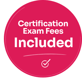 Certification exam fees included